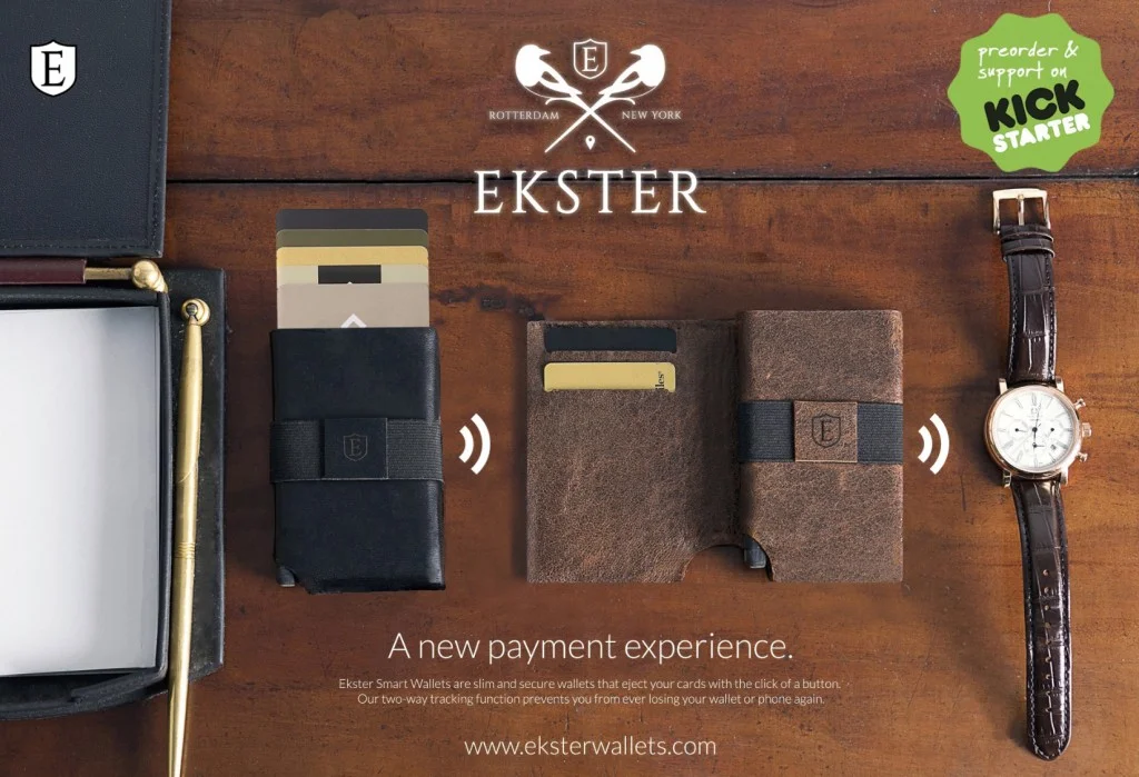 Ekster Wallet Ad Banner via ece.nl