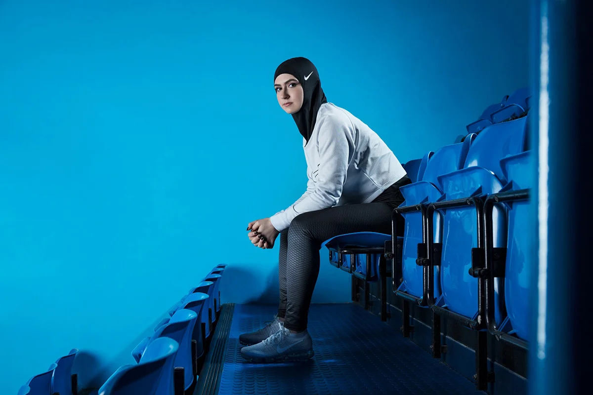 Nike Pro Hijab // Photo via Mashable