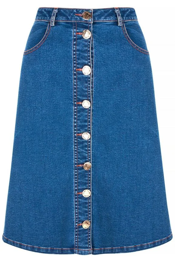 BUTTON DOWN SKIRT