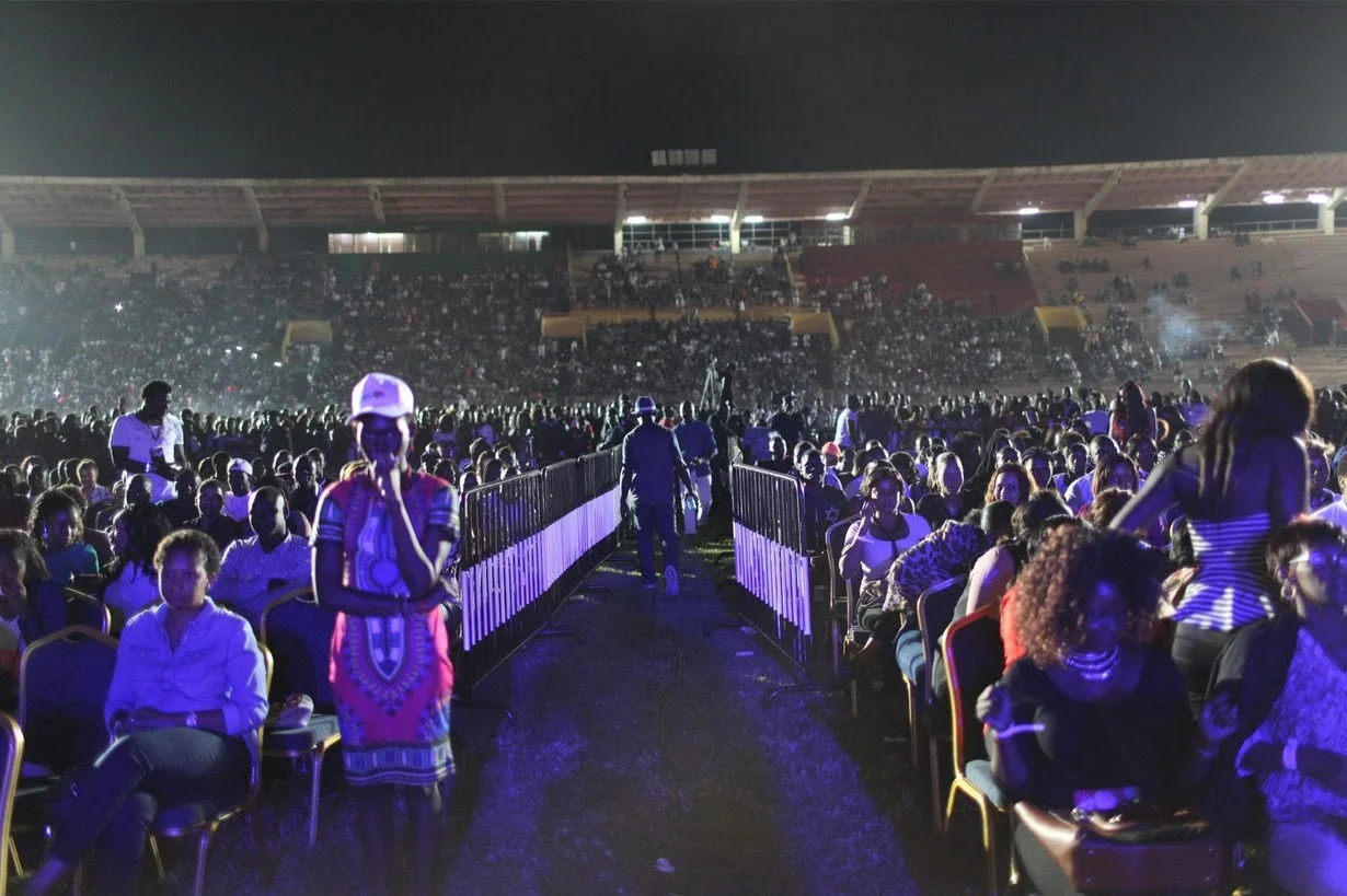 Wizkid, Popular Nigerian Afropop Artiste fills a Stadium | Photo by Joe Penney/Reuters/Newscom