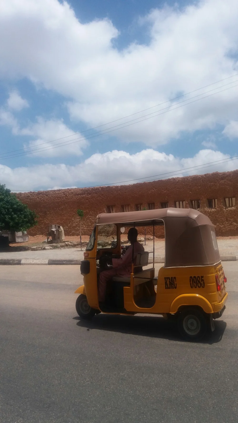 Part of the standing ancient wall surrounding Kano