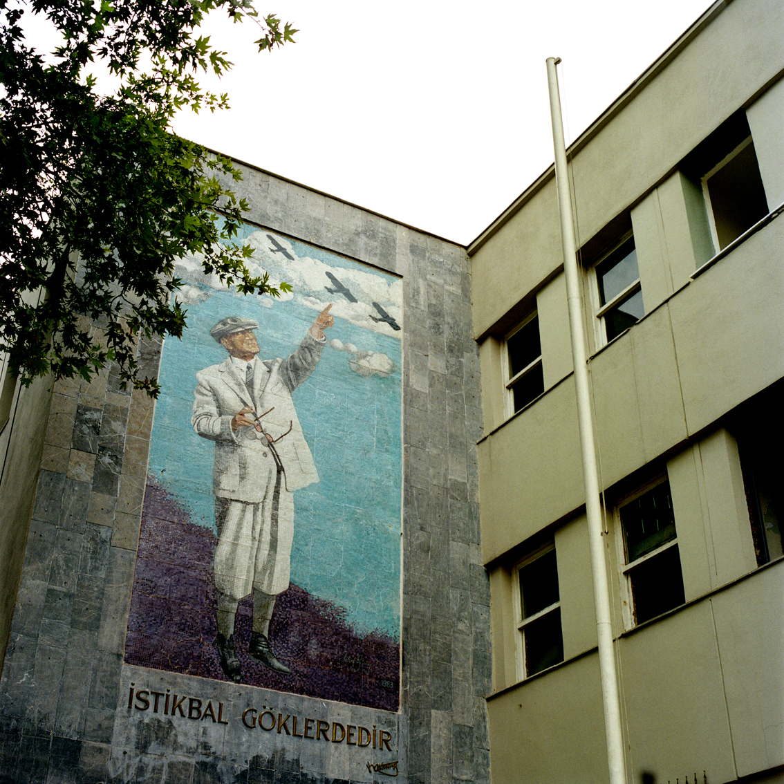 Mural on a wall in Ankara, Turkey