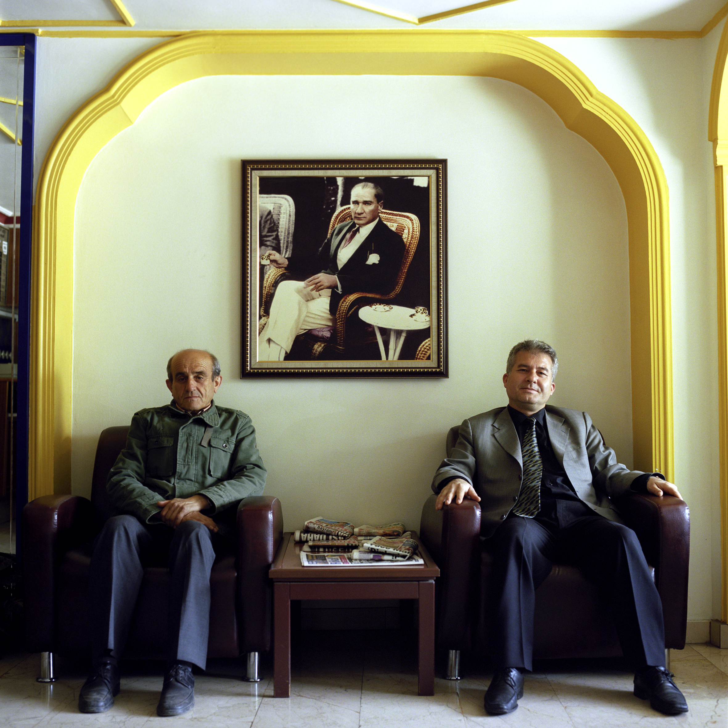 Hotel lobby in Isparta, Turkey