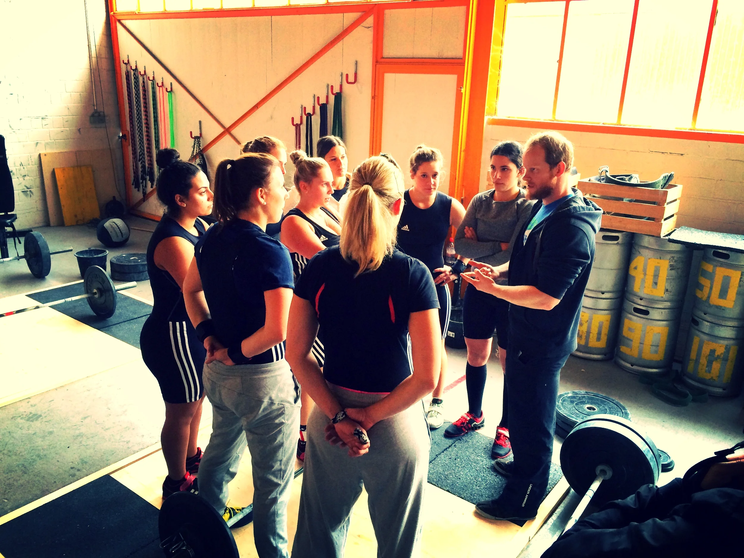 Briefing vor dem Wettkampf