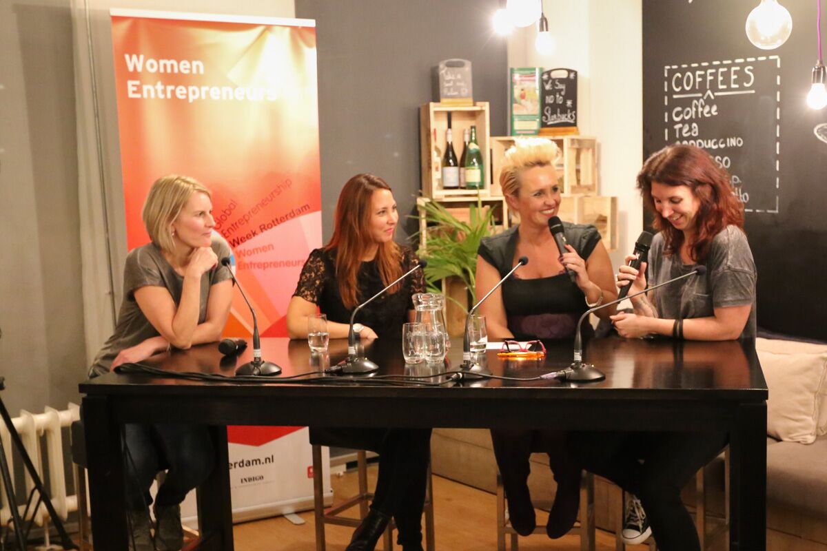 nov 2015 - talkshow global entrepreneurship week rotterdam foto door kern thompson