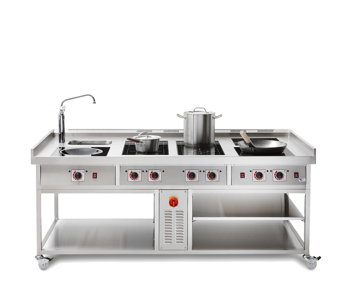 commercial wok induction cooker range