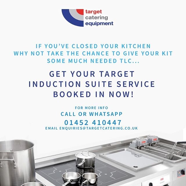 Use your down time constructively and get ready for the rush when things go back to normal... #supportsmallbusiness #supportlocal #supporthospitality #chef #cheflife #commercialkitchen #targetcateringequipment #weareallinthistogether #madeinbritain #