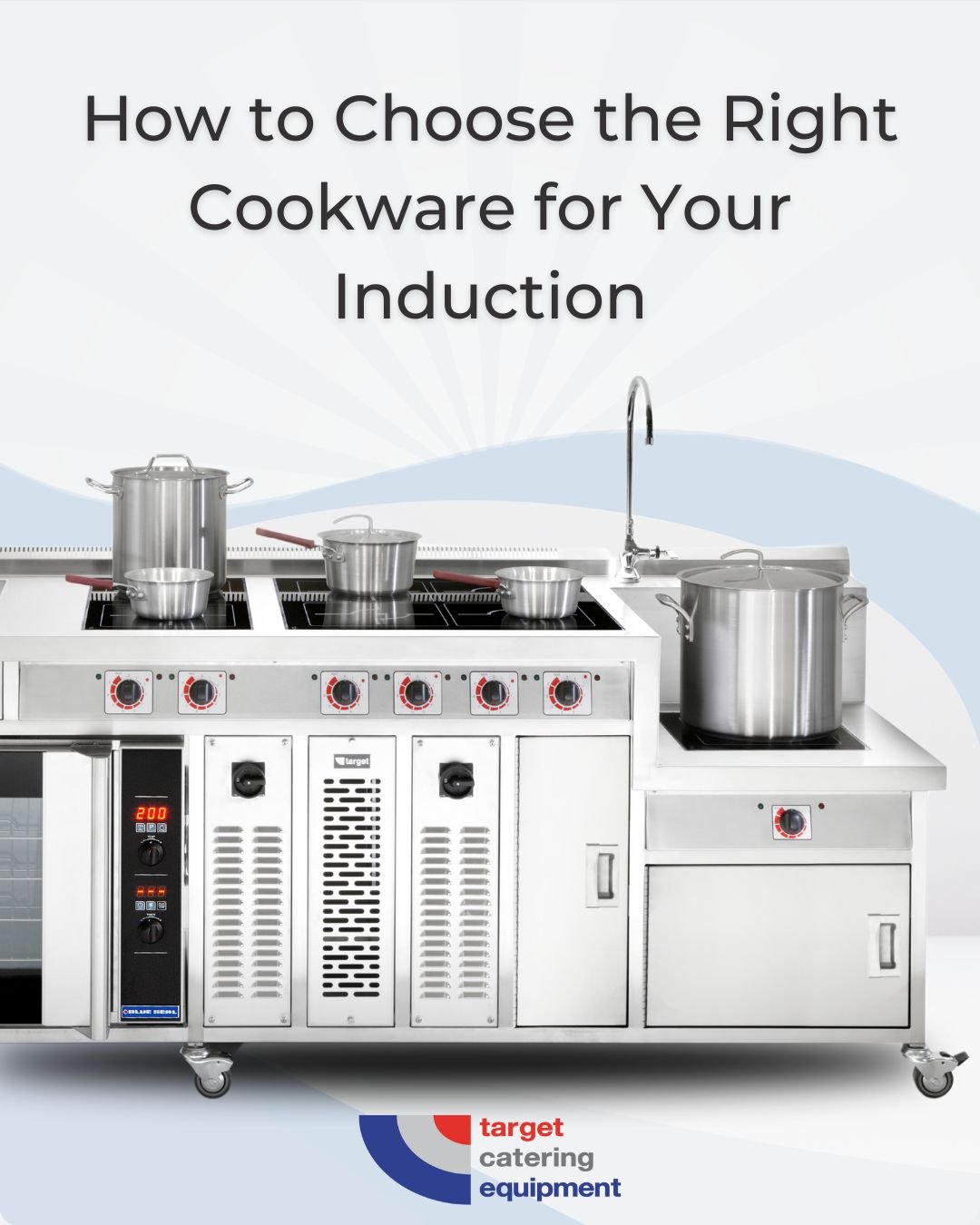 At Target, 🎯 we&rsquo;re here to help you choose the perfect pans for your business! 🥘🍳

Whether you&rsquo;re looking for;

✅Expert advice on cookware for your Target induction hobs 🧑&zwj;🍳
✅Support in selecting the best pans for your cooking st
