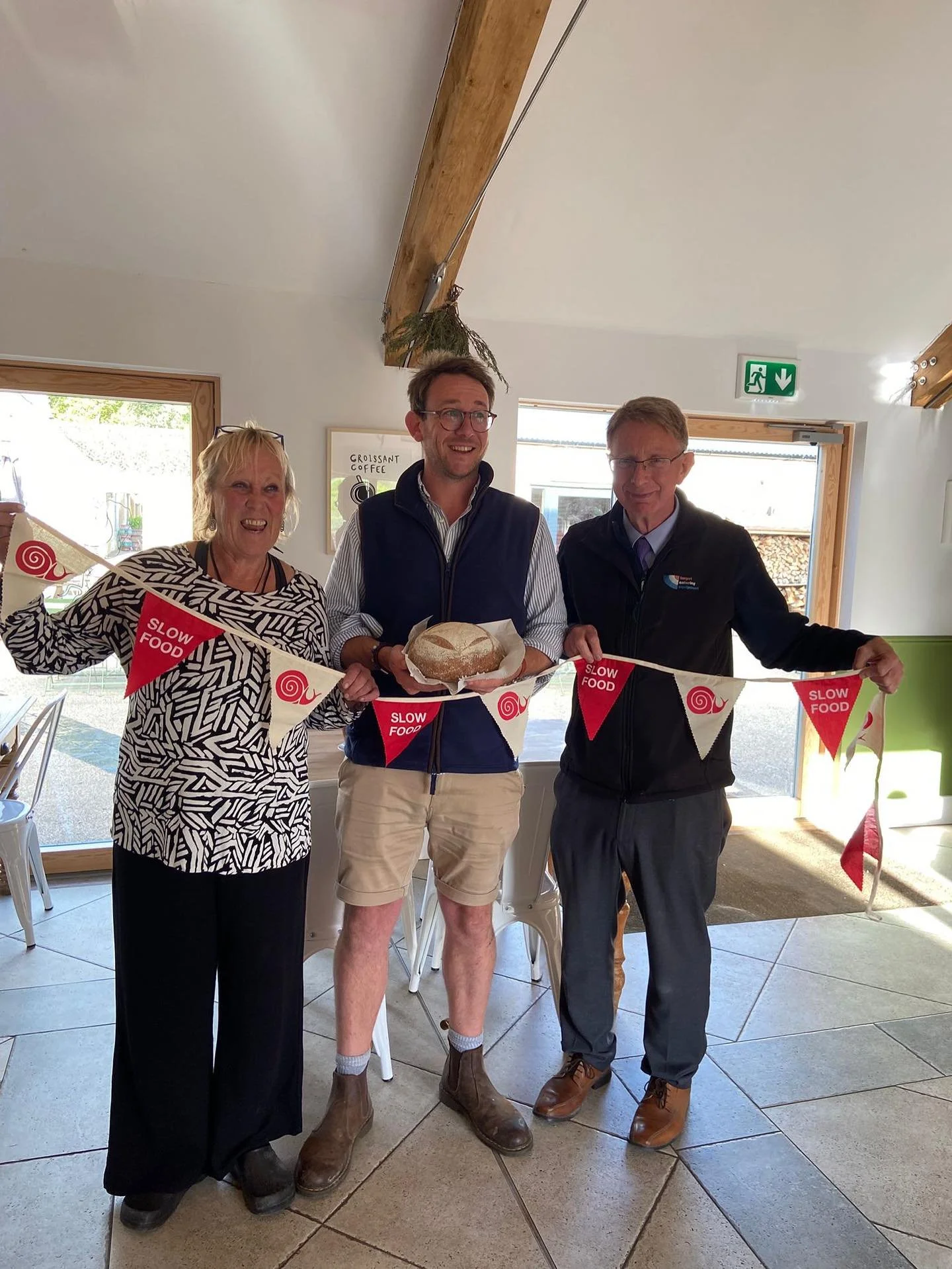 A fantastic evening supporting and learning about the @ukslowfood campaign heading to the Cotswolds and the Great British produce grown in the kitchen garden at @rootsandseedscafeandkitchen thanks for having us! We hope you enjoy the #SourdoughSeptem