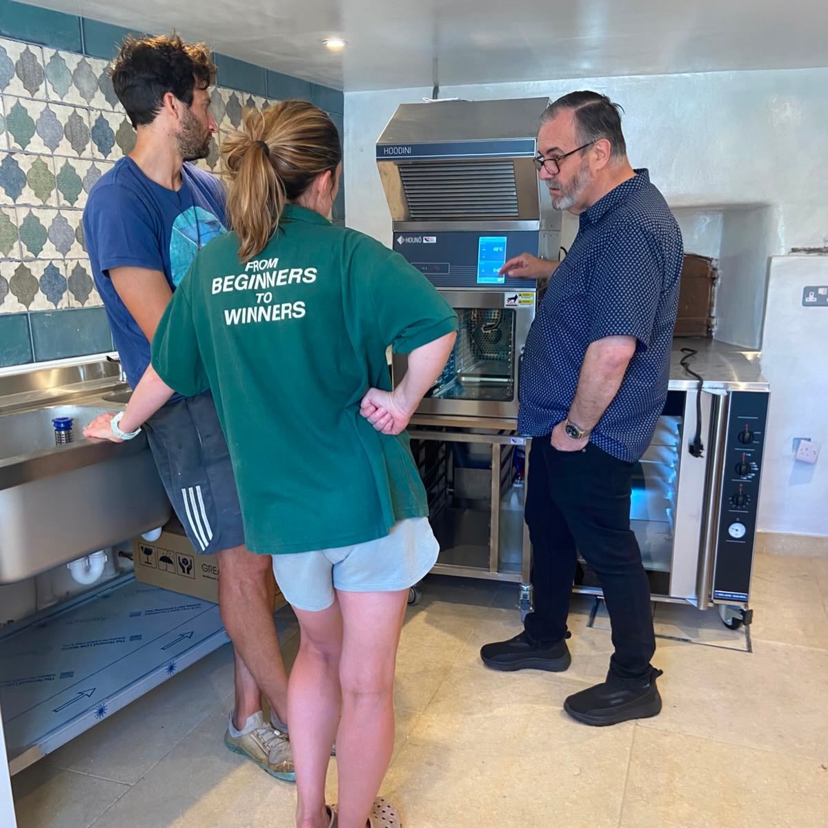 From Beginners to Winners! A fantastic morning training our clients on their new @invoq_oven ventless combination oven producing #realbread with the one and only @chefpaulhickman @innovatepaulh 
.
All included in the package when you choose a Target 
