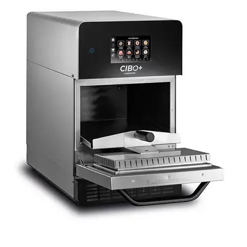 Cibo+_TCIBOPLUSBSTB_TurboChef_High_Speed_Oven_Door_Open_PhotoMain_1_FrontRight.webp