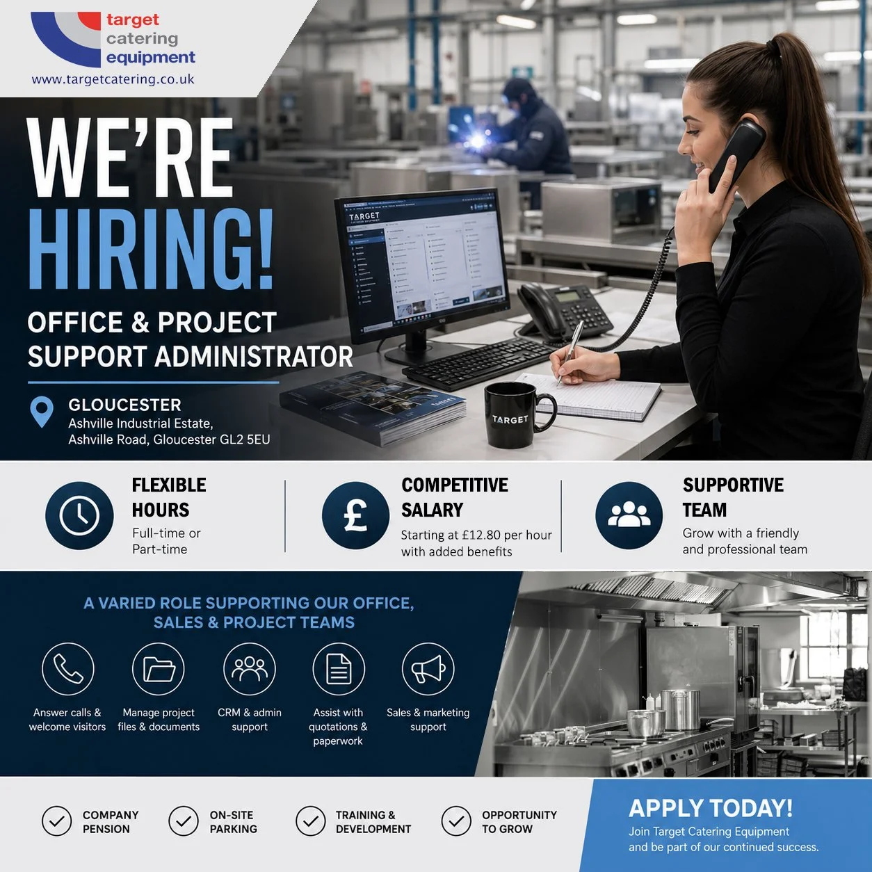 We're Hiring Office and Project Support Administrator
