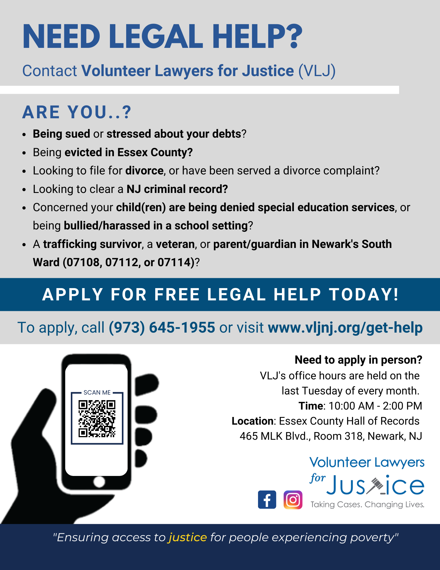 Apply For Free Civil Legal Help Volunteer Lawyers For Justice Apply for free civil legal help volunteer lawyers for justice