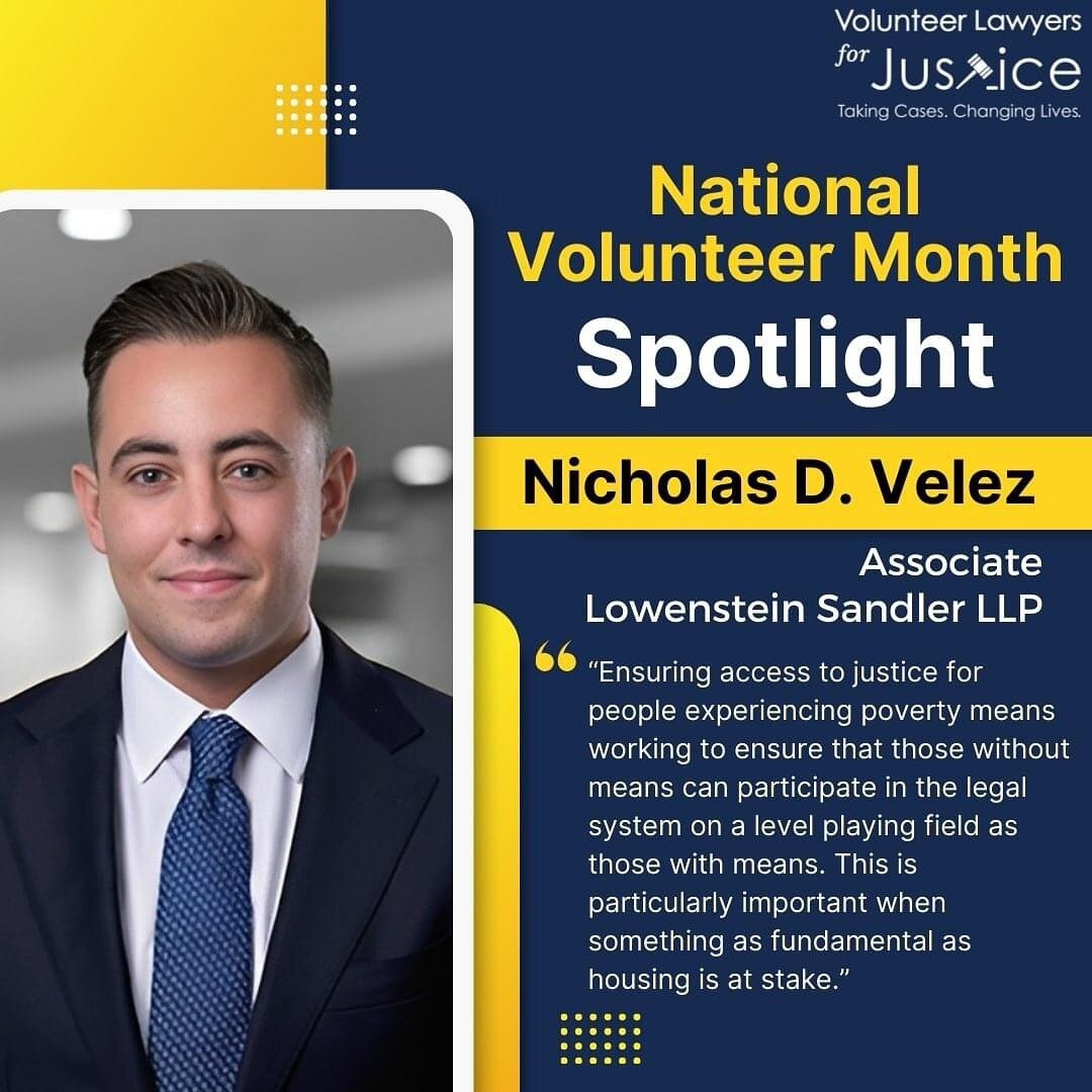 𝗛𝗮𝗽𝗽𝘆 𝗡𝗮𝘁𝗶𝗼𝗻𝗮𝗹 𝗩𝗼𝗹𝘂𝗻𝘁𝗲𝗲𝗿 𝗠𝗼𝗻𝘁𝗵!

At Volunteer Lawyers for Justice, volunteers are at the core of our mission to ensure access to justice for people experiencing poverty. They consistently and powerfully show up for our clie