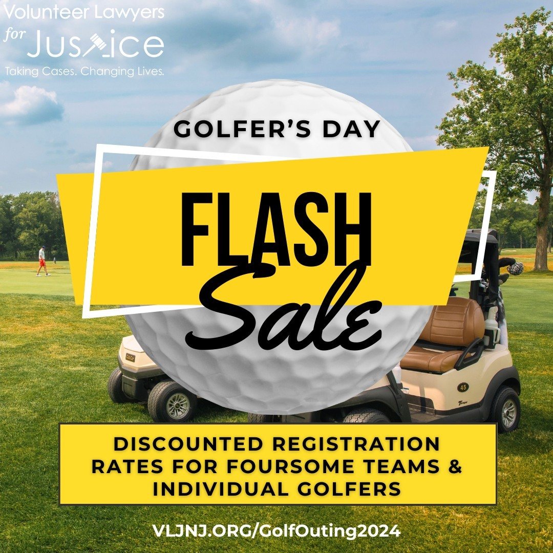 𝗛𝗮𝗽𝗽𝘆 𝗚𝗼𝗹𝗳𝗲𝗿&rsquo;𝘀 𝗗𝗮𝘆! ⛳

Looking to swing into action for a great cause? Volunteer Lawyers for Justice invites you to tee off for justice at our annual golf fundraiser, The Long Drive for Justice, on May 14 at @watchungvalleygc. 

