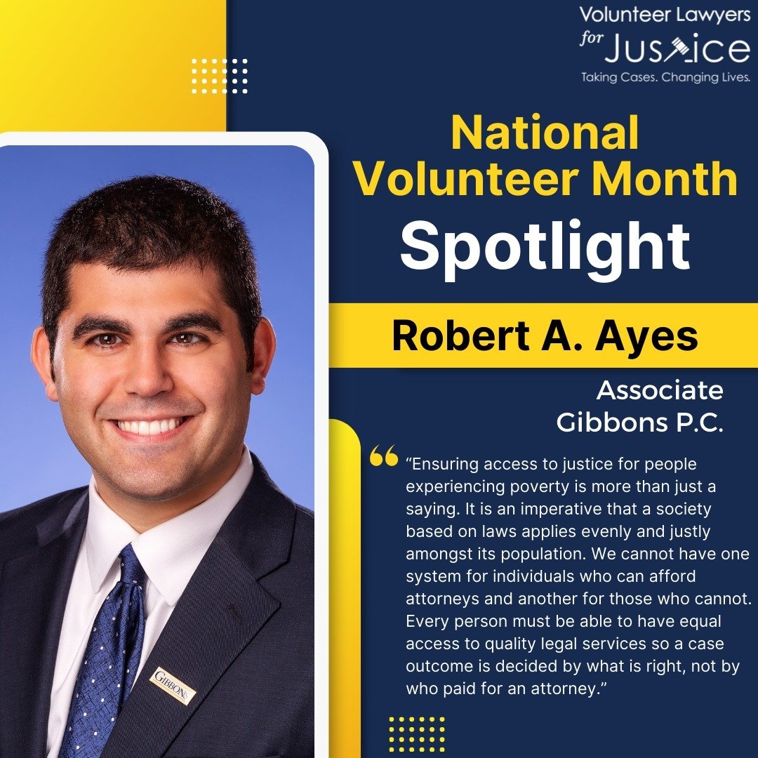 𝗛𝗮𝗽𝗽𝘆 𝗡𝗮𝘁𝗶𝗼𝗻𝗮𝗹 𝗩𝗼𝗹𝘂𝗻𝘁𝗲𝗲𝗿 𝗠𝗼𝗻𝘁𝗵!

At Volunteer Lawyers for Justice, volunteers are at the core of our mission to ensure access to justice for people experiencing poverty. They consistently and powerfully show up for our clie