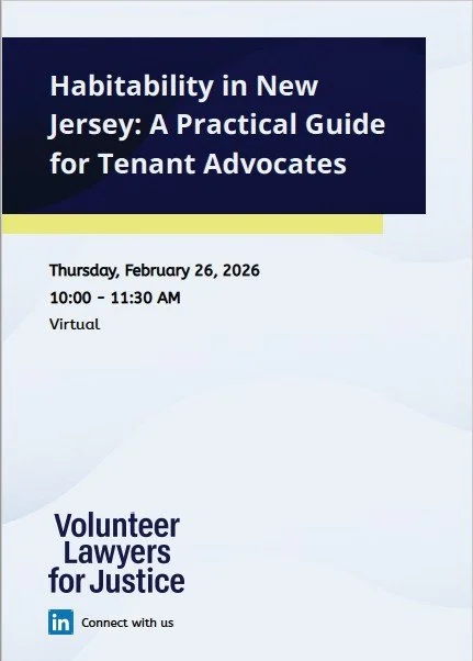 CLE Materials — Volunteer Lawyers for Justice