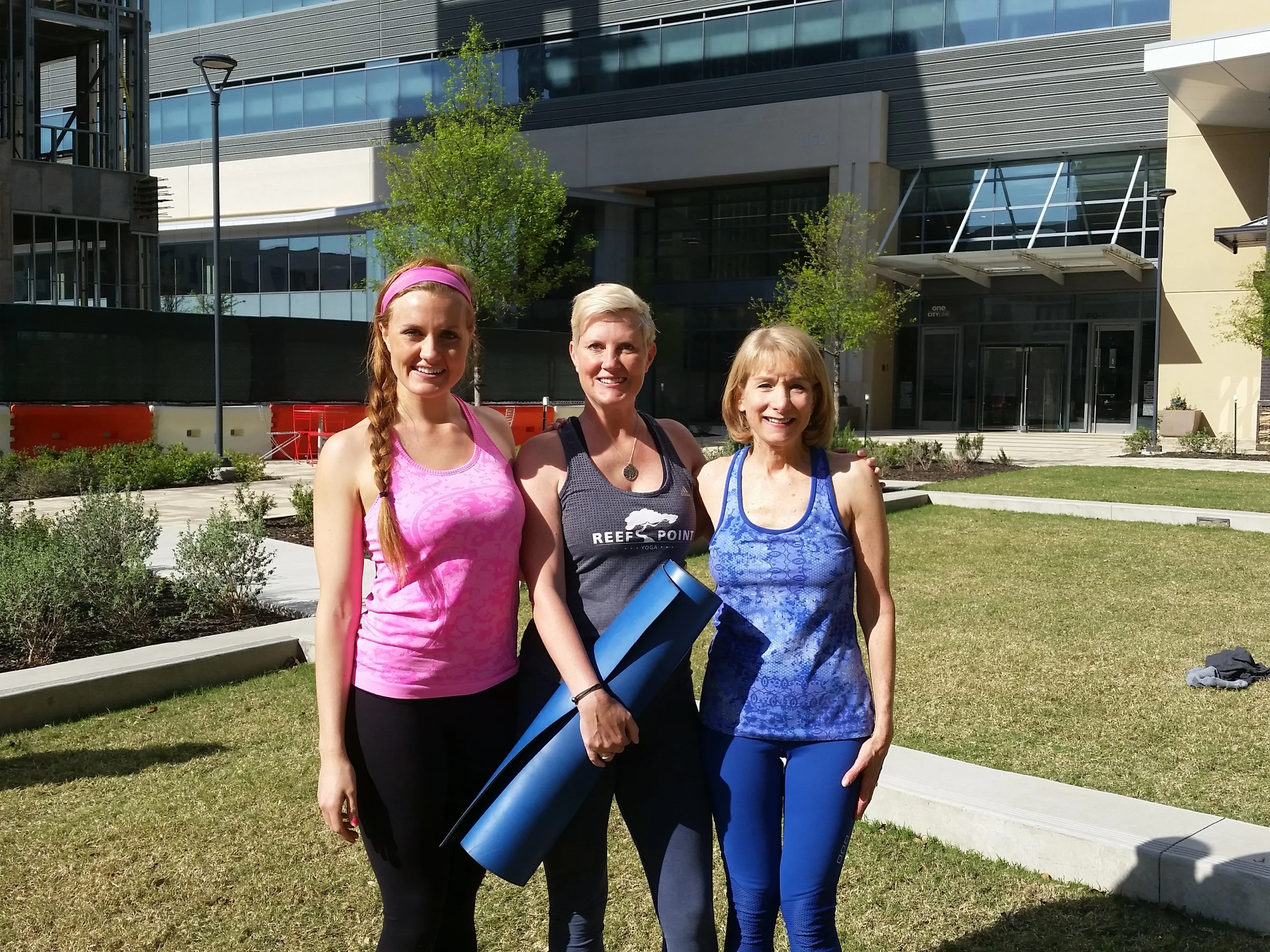 Manager Ariel, owner Kathi, and instructor Ellen Beth look forward to seeing you soon! Tell them I sent you — not sure what it will get you, but ...