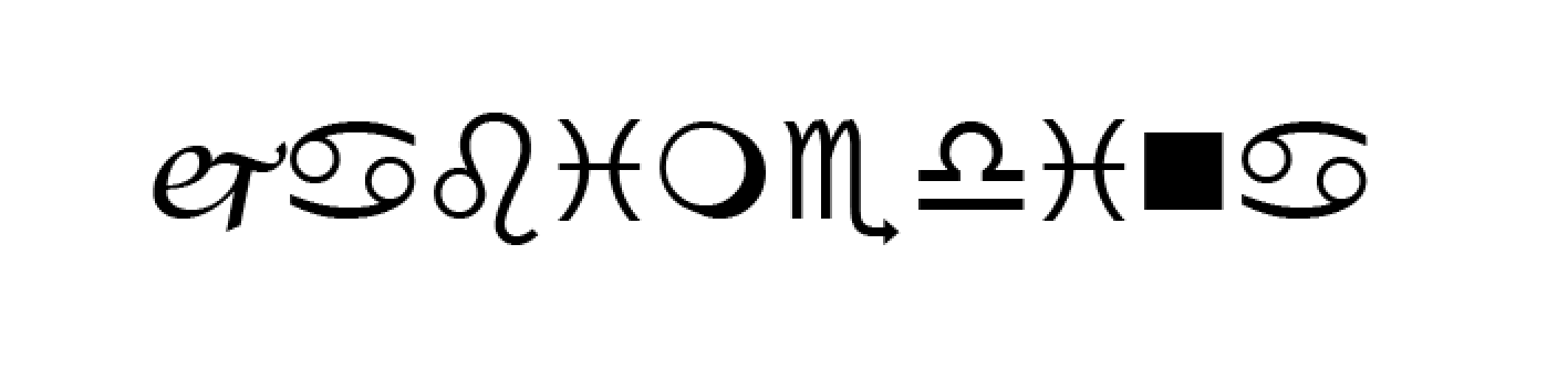 'jabimedina' minúsculas en 'wingdings 1'
