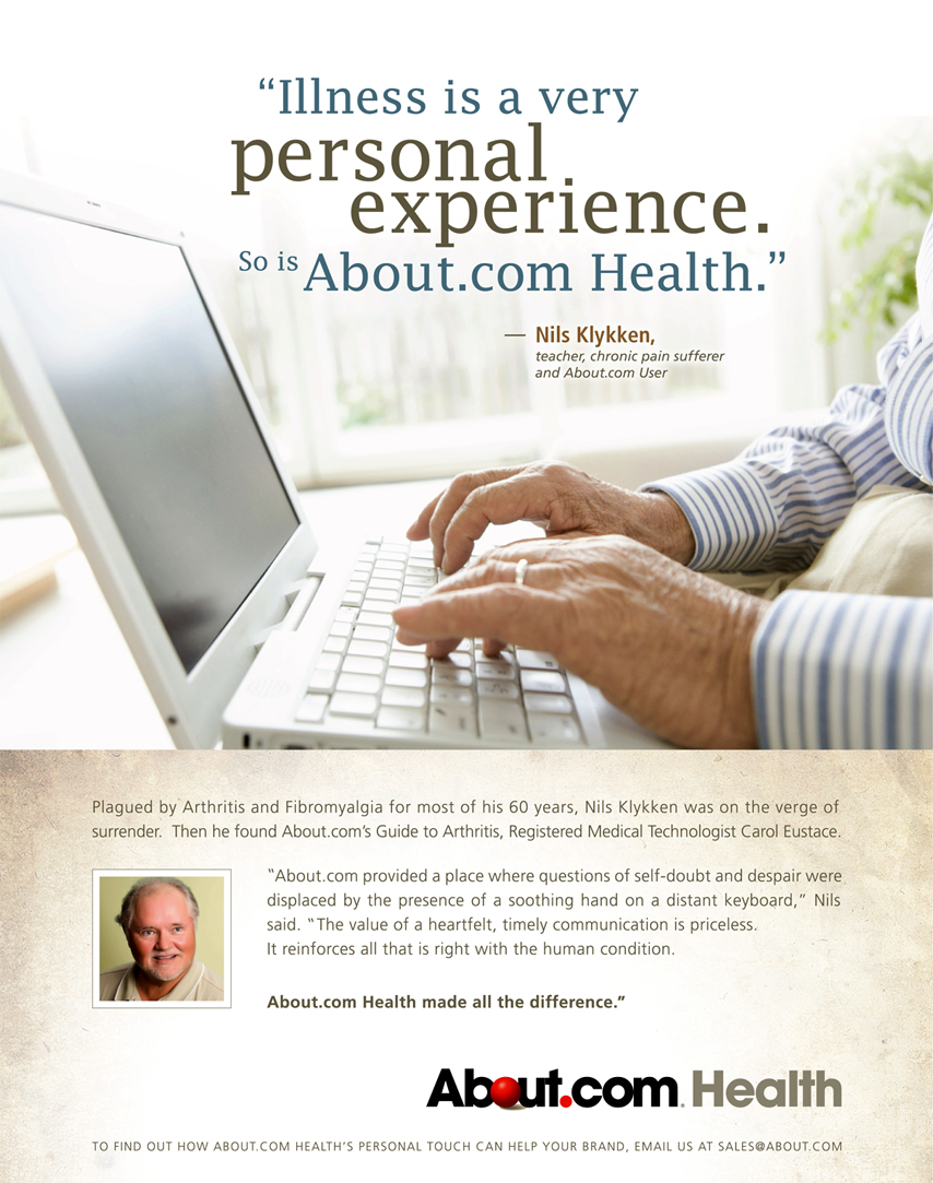 About.com Health B2B Ad: Creative Direction & Design