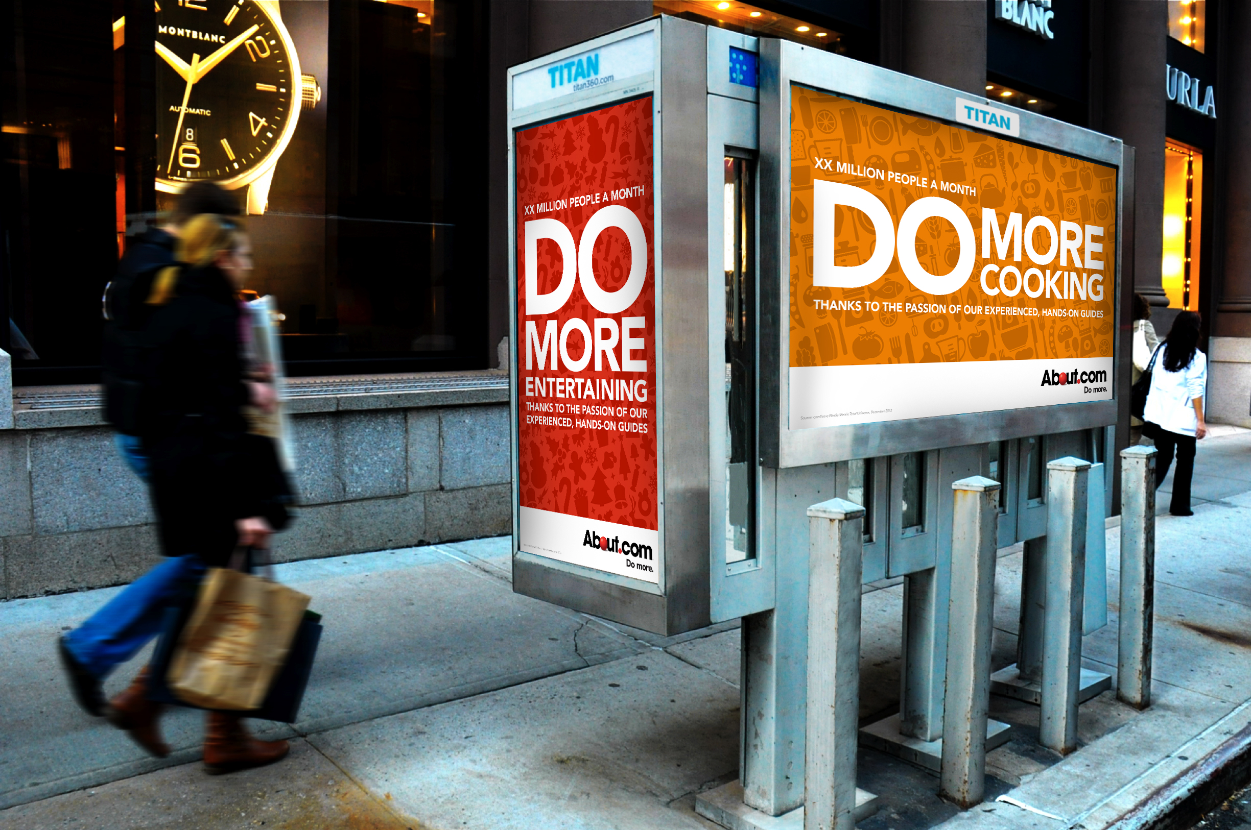 About.com "Do More" OOH Campaign: Creative Direction & Design