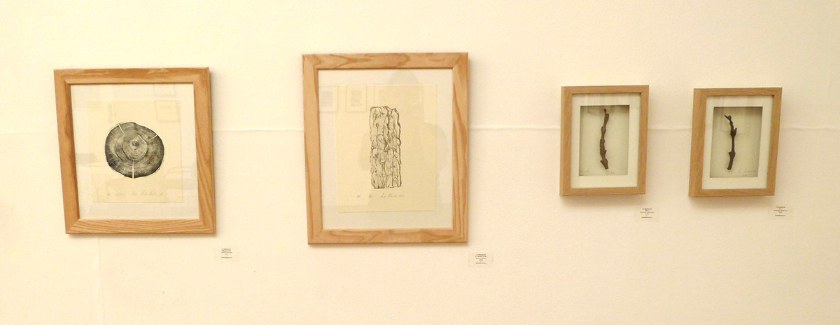 woodcuts and bronze/resin castings by Lin Biesheuvel