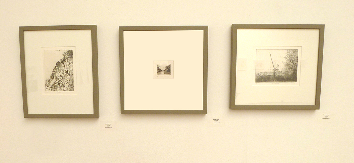 etchings by Barbara Bluett