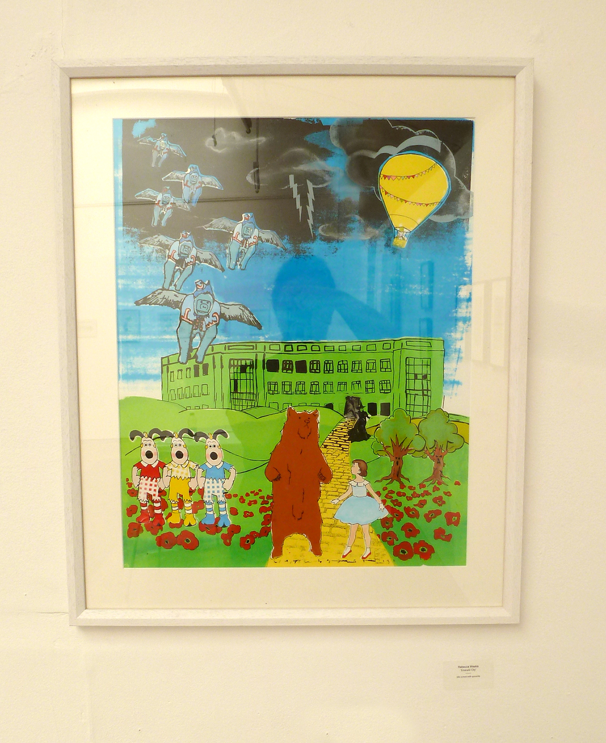 ‘The Emerald City’ screenprint by Rebecca Weeks