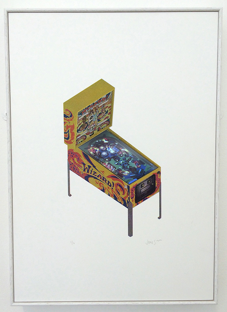 Jono Sandilands (screen print with raspberry pi LCD)