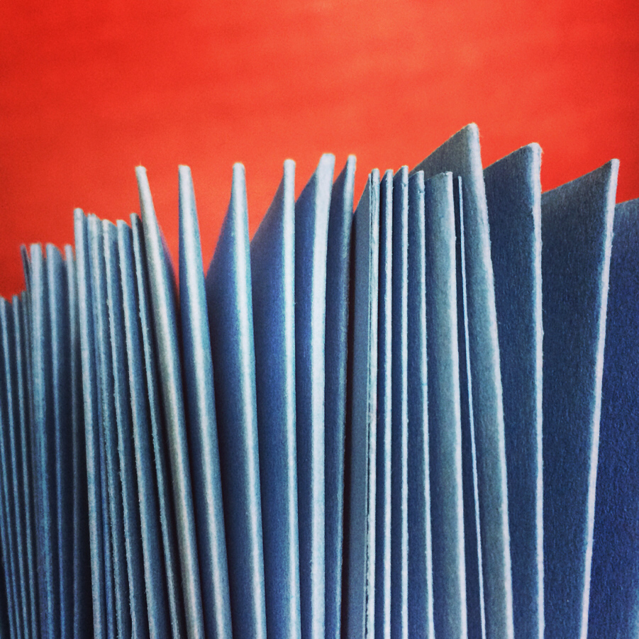 Lots of folding to create the pocket concertina structure