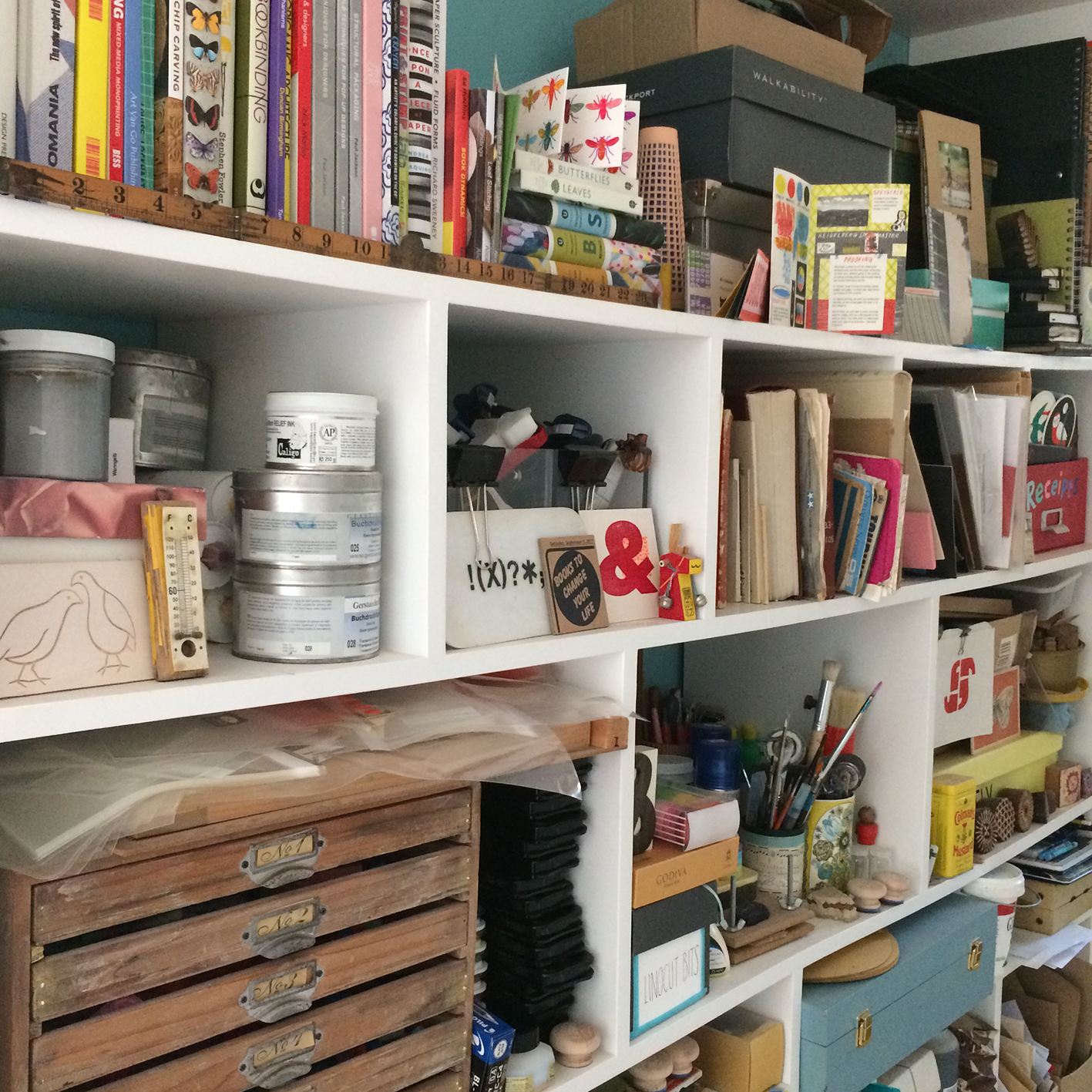 … usually this cluttered