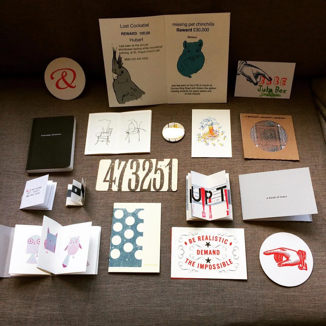 Not a lot of time to look round, but I’m very pleased with my purchases from other book artists