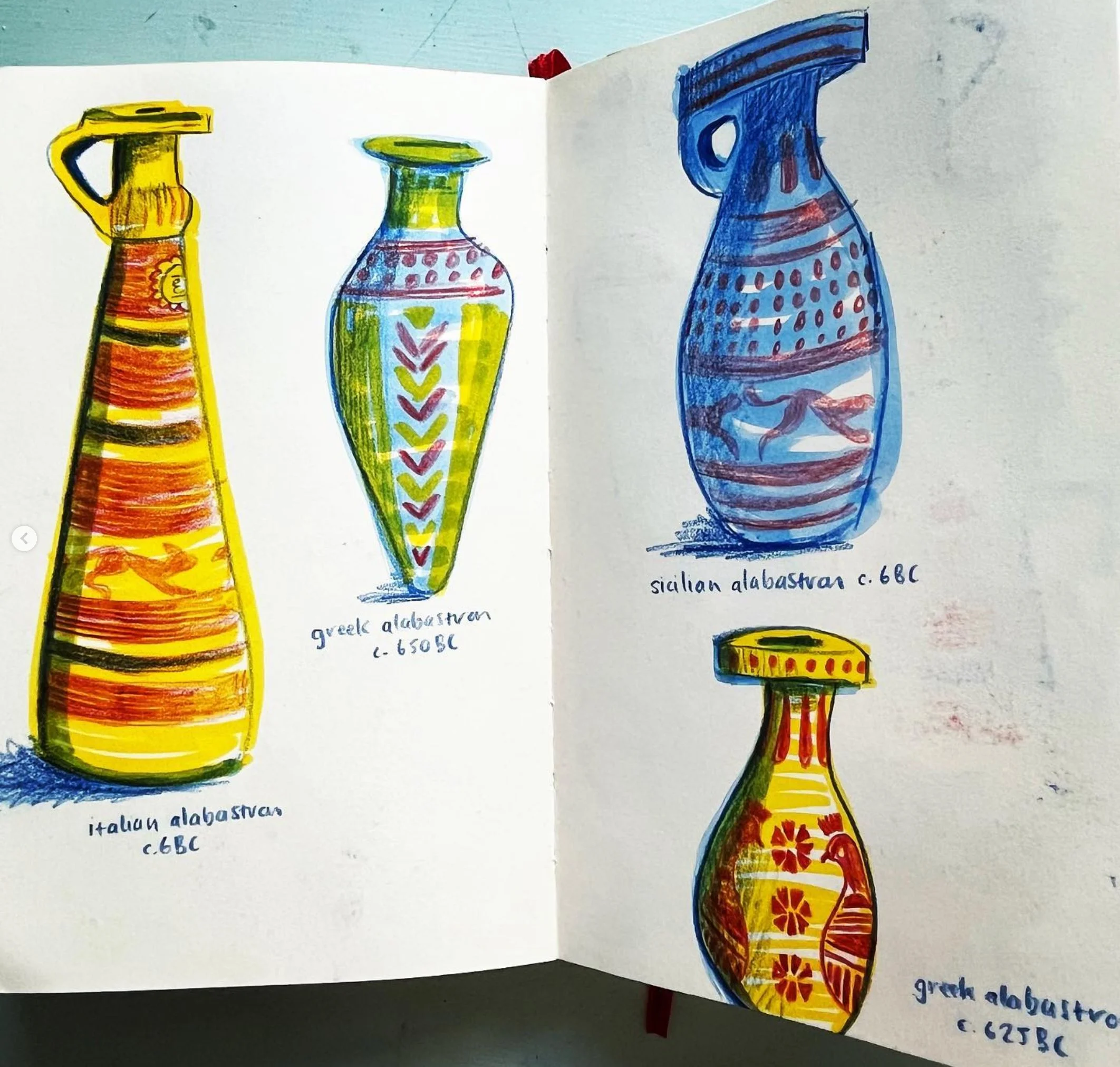 Museum drawings Corinne Welch