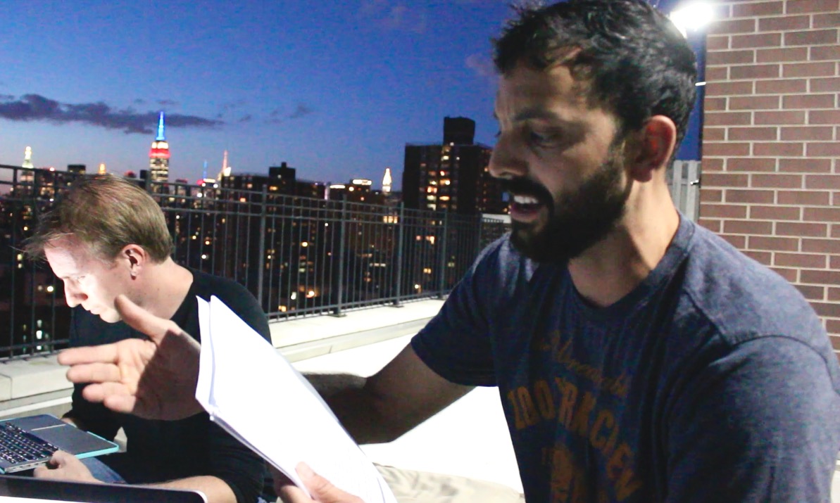 On verge of joining the cast of L.A. LIGHTS FIRE, Joel gets impromptu text interviewed by Keola Simpson.