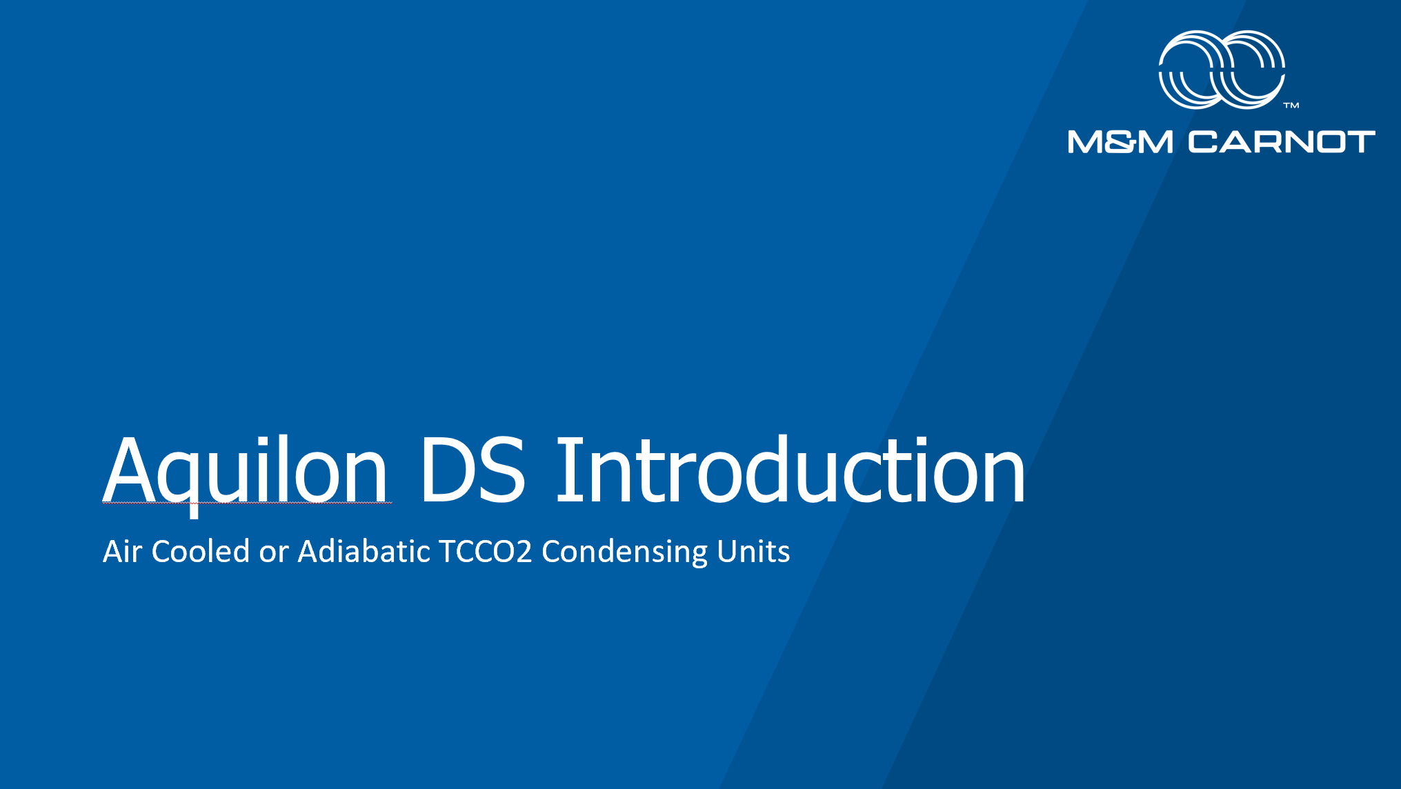 M&M Carnot Condensing Unit Solutions