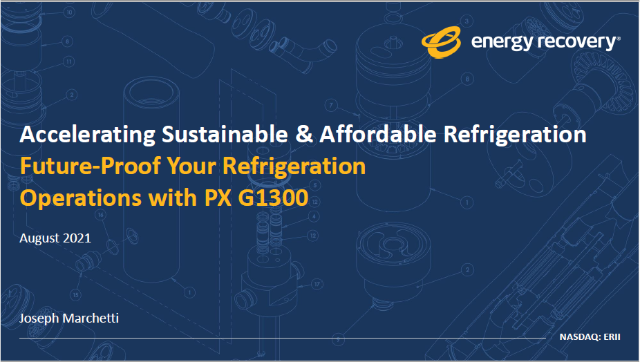 Energy Recovery CO2 Pressure Exchanger Solutions