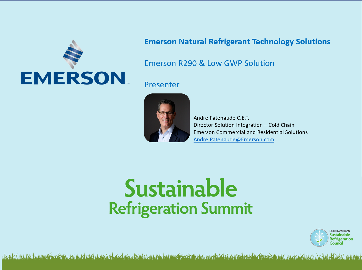 Emerson R290 & Low GWP Solutions