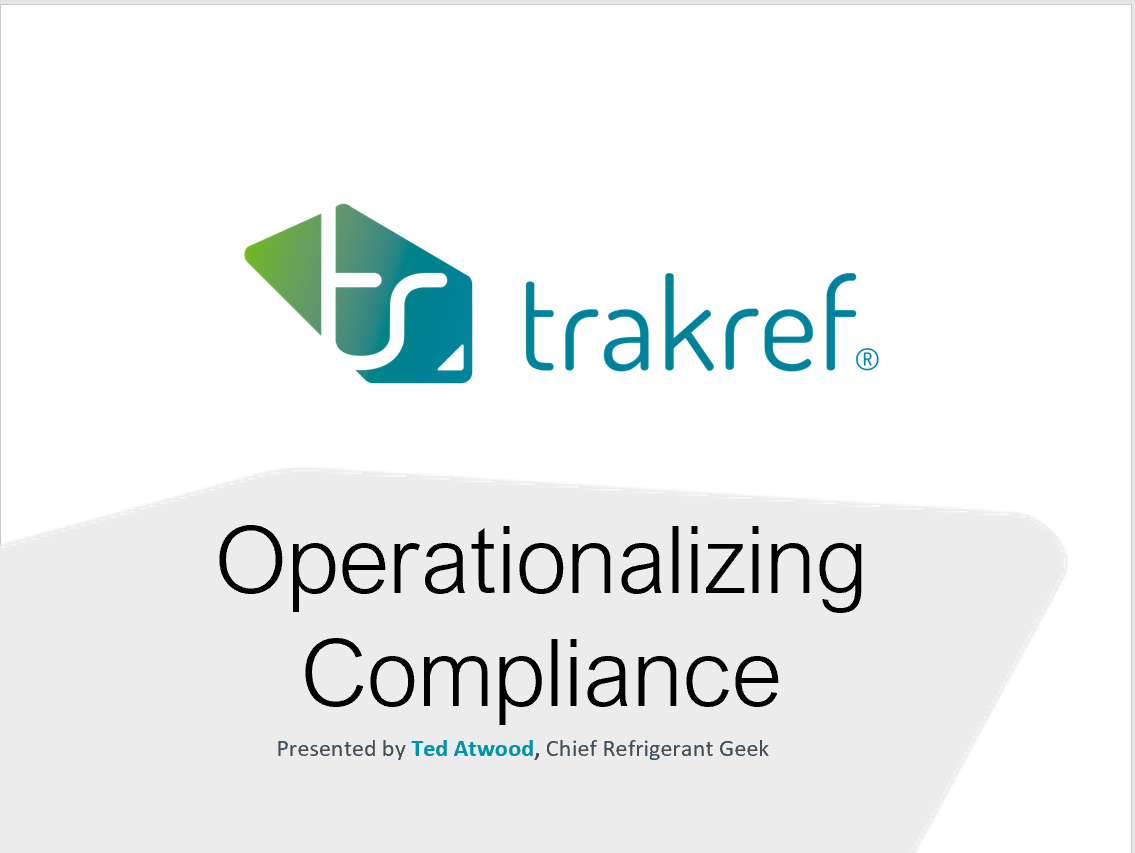 Trakref Operationalizing Compliance Solutions