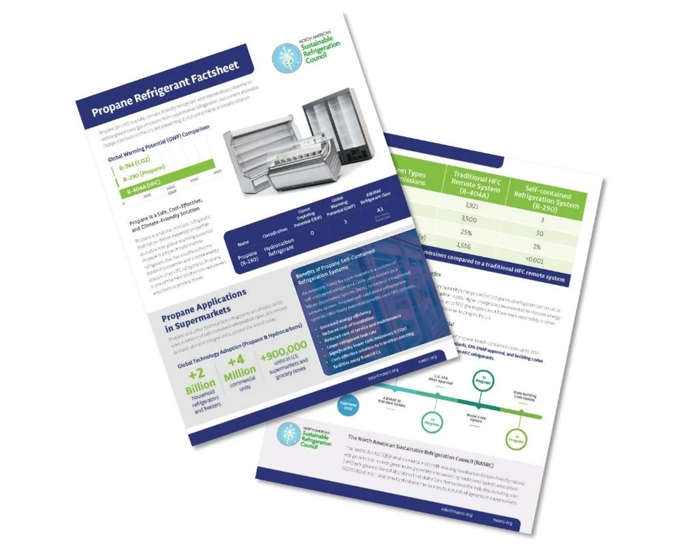 New Nasrc Factsheet Propane R 290 Charge Limit North American Sustainable Refrigeration Council