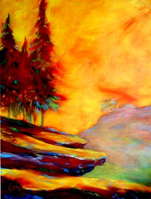 SUNSET TREESCAPE