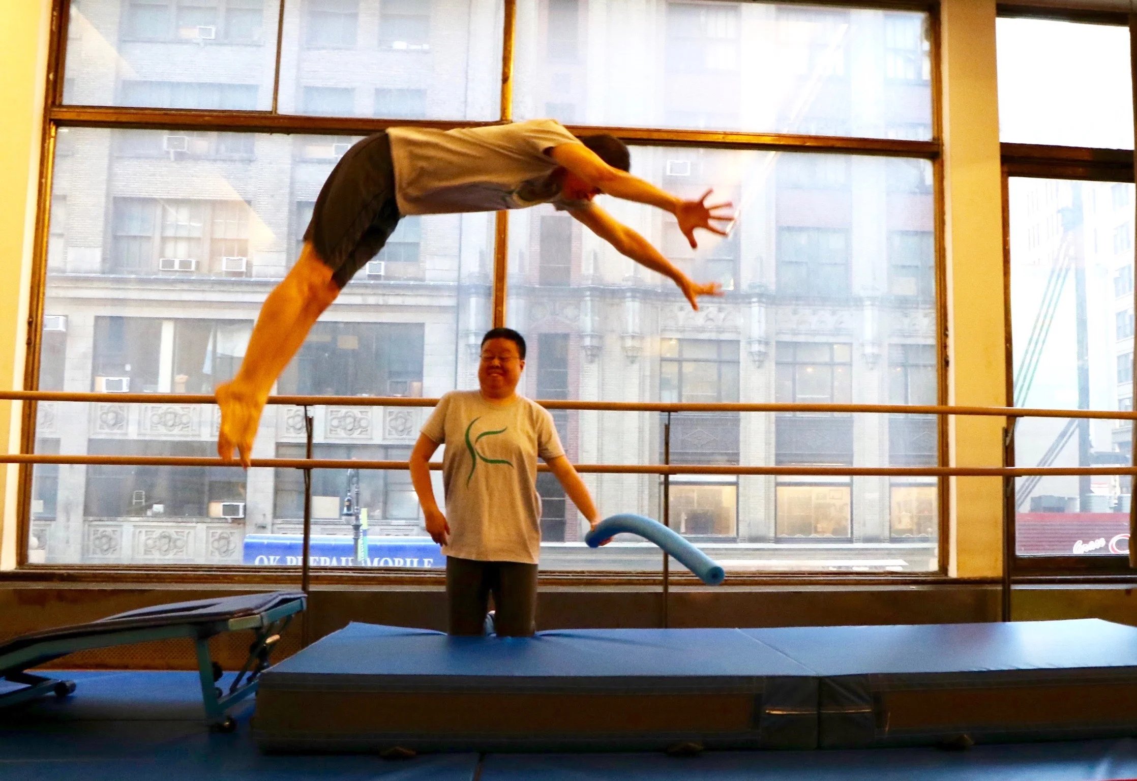 My Olympian move (photo by Adeet Deshmukh)