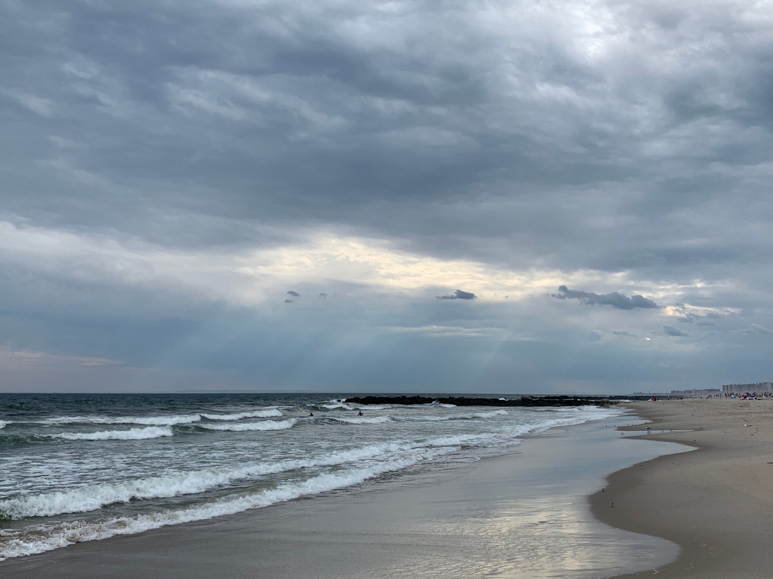 Gorgeous sunset in Arverne, NY, on Memorial Day -- a perfect way to remember those who served the greater community with their lives.