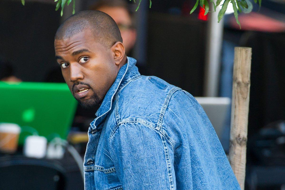 Don't look at Kanye! That's what the rapper's entourage allegedly told food workers on set, according to one craft service owner. (MICHAEL STEWART/WIREIMAGE)