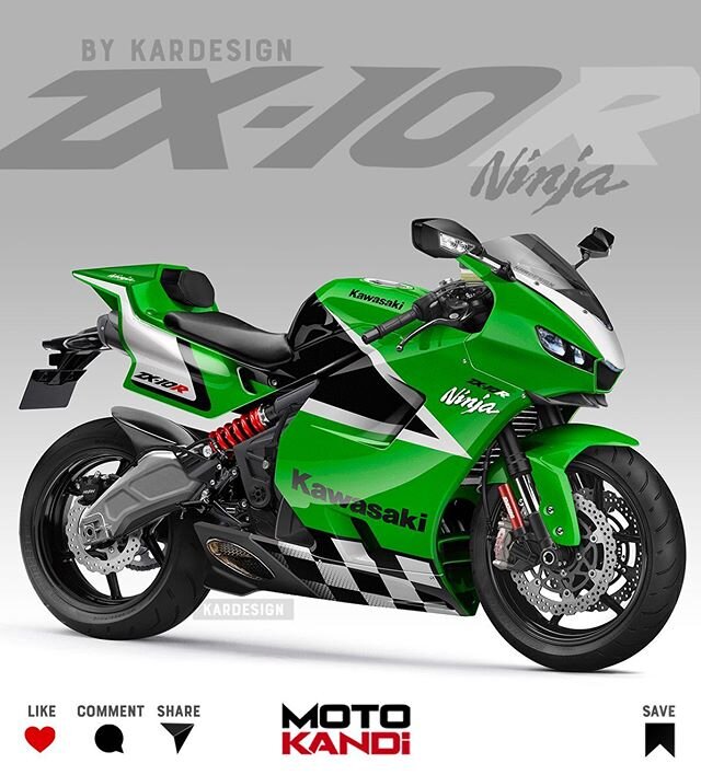Less angles, more curves. 
ZX10-R remixed... What say you?
.
See the alternative version @motokandi .
.

#kardesignkoncepts #ninja #zx10r #motorcycle #kawasakininja #kawasakizx10r #instabike #ninjazx10r #motokandi #motogp #kawasaki #bikelifekawasaki 
