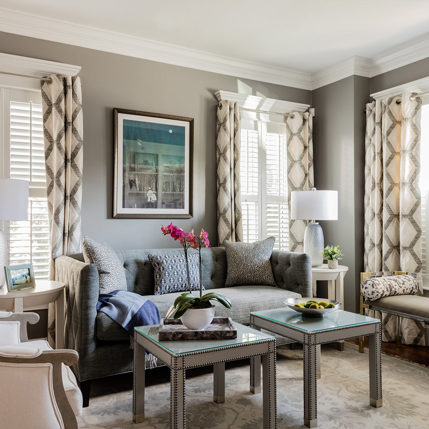 Whole House Design of West Newton Townhome #1 — Laurie Gorelick Interiors