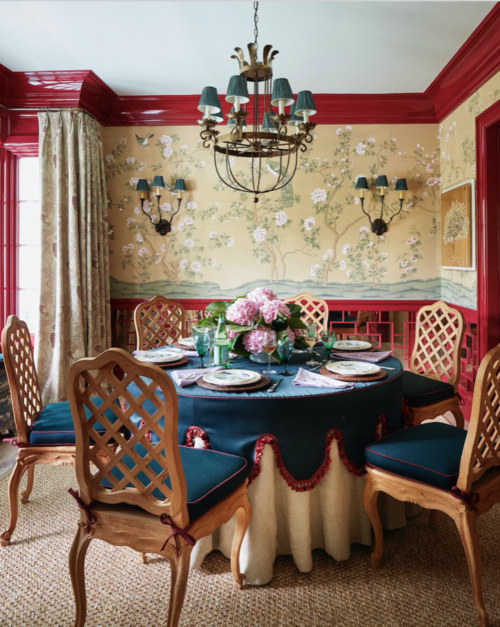 Dining Room by Celerie Kemble, photo courtesy of Elle Decor