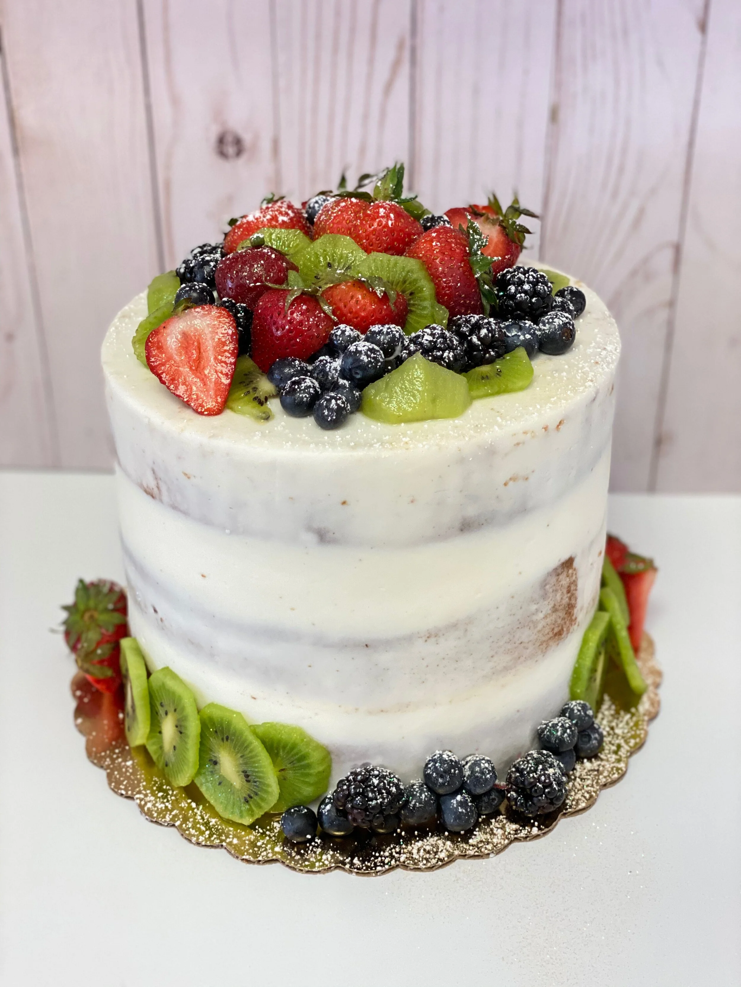 Cake Decoration With Fruits