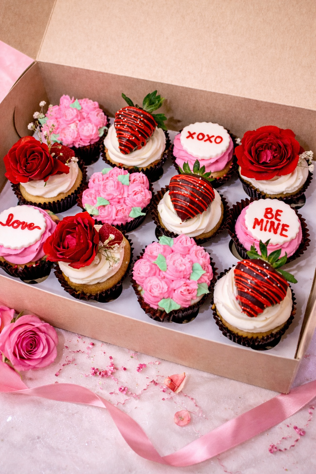 Dozen Valentine’s Cupcakes – Limited Edition