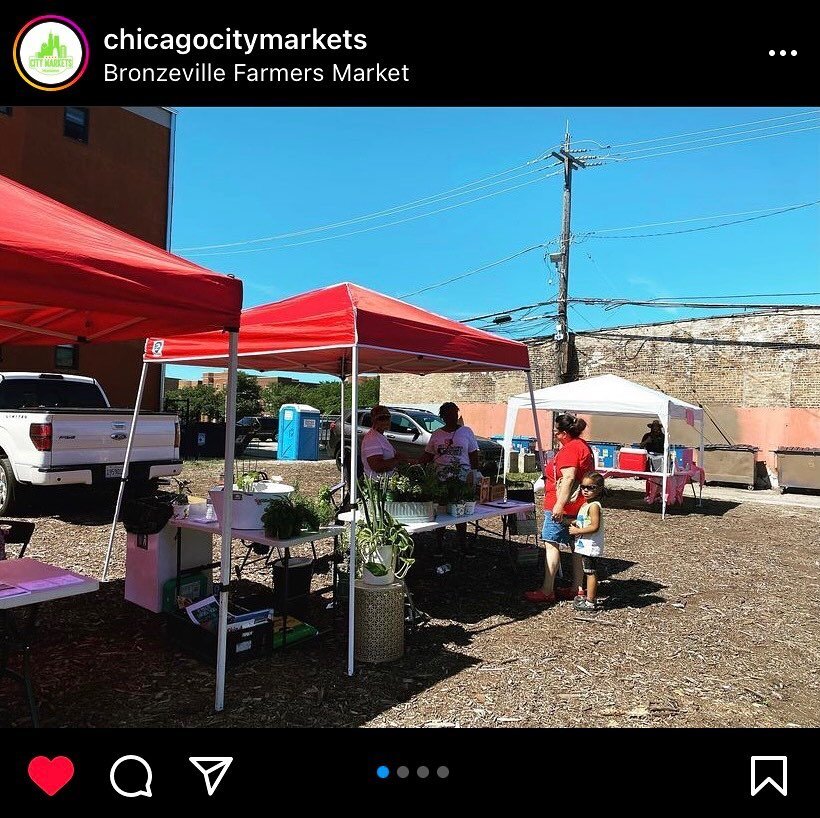 The Bronzeville Farmers Market got off to a great start on Sunday. If you missed it this week, don&rsquo;t worry! We&rsquo;ll be back next Sunday from 10-2 for more food and fun! Thanks to all of our vendors for smashing opening day and to @qcdcbusin