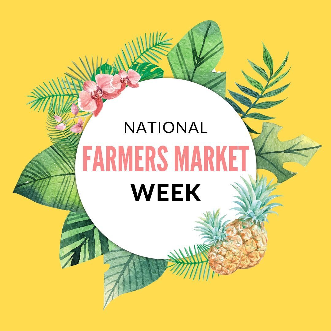 Show some love to your local farmers markets this week ❤️❤️❤️